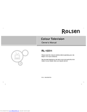 Rolsen RL-15X11 Owner's Manual