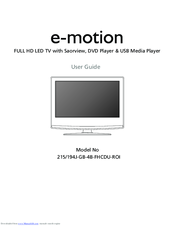 e-motion 215/194J-GB-4B-FHCDU-ROI User Manual
