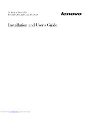 Lenovo RT2.2kVA Installation And User Manual
