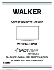 Walker WP3214LEDVD Operating Instructions Manual