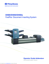 Pitney Bowes FastPac DI900 Operator's Manual