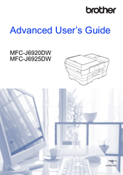 Brother Mfc J6920dw Manuals Manualslib