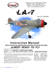 Cymodel LA-7 Instruction Manual