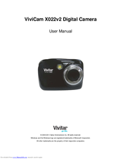 Vivitar ViviCam X022v2 User Manual
