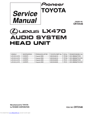 Pioneer KEX-M8806ZT-91/EW Service Manual