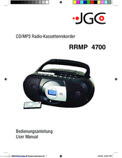 JGC RRMP 4700 User Manual