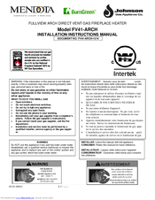 Mendota FV41-ARCH Installation Instructions Manual