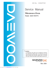 Daewoo KOC-9U0T7S Service Manual