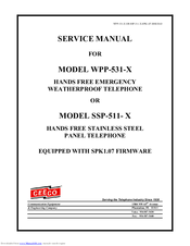 CEECO SSP-511- X Service Manual