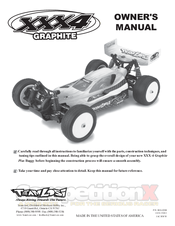 TeemLosi XXX-4 Graphite Plus Owner's Manual