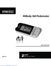 HoMedics 360PE-EU MiBody 360 Quick Start Manual