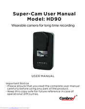 Conbrov Super-Cam HD90 User Manual