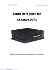 C-KO CT Series Quick Start Manual