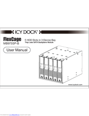 Icy Dock FlexCage MB975SP-B User Manual