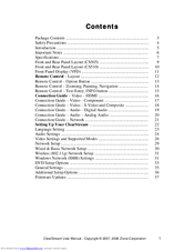 Ziova clearstream CS505 Manual