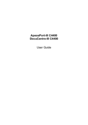 Fuji Xerox DocuCentre-3 C4400 User Manual