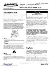 Lawn-Boy Insight Gold 10696 Operator's Manual