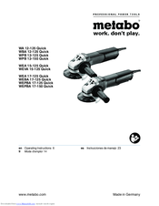 metado WEPBA 17-150 Quick Operating Instructions Manual