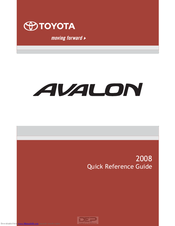 Toyota AVALON 2008 Quick Reference Manual