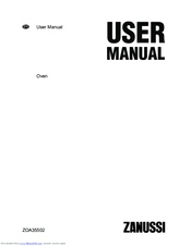 Zanussi ZOA35502XD User Manual
