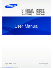 Samsung SM-E500H User Manual