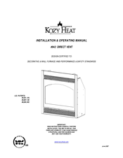 kozy heat 942 Installation & Operating Manual