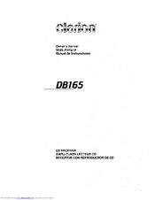 Clarion DB165 Owner's Manual