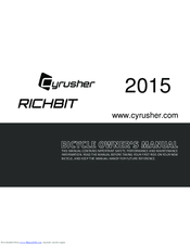 Cyrusher Richbit 2015 Owner's Manual