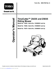 Toro discount timecutter z5035