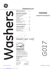GEAppliances GTW860SSJWH Owner's Manual