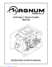 Magnum MDP300 Operating & Parts Manual