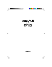 DFI G586OPC/E User Manual