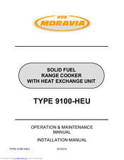 KVS MORAVIA TYPE 9100-HEU Operation & Maintenance Manual