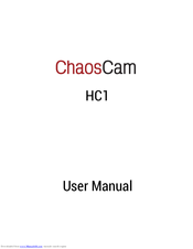 ChaosCam HC1 User Manual