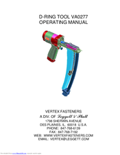 Leggett & Platt Vertex VA0277 Operating Manual