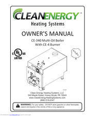 Clean Energy CE-340 Owner's Manual