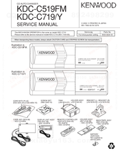 Kenwood KD-C519FM Service Manual