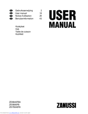 Zanussi ZEI76840FB User Manual