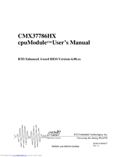 rtd CMX37786HX User Manual
