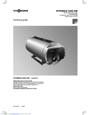 Viessmann VITOMAX 200-HS Technical Manual
