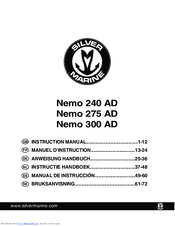 Silver Marine Nemo 275 AD Instruction Manual