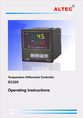 Altec DC220 Operating Instructions Manual