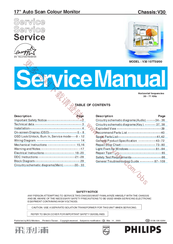 Philips V30 107T50 Service Manual