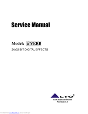 Alto BETAVERB Service Manual