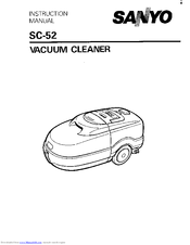 Sanyo SC-52 Instruction Manual