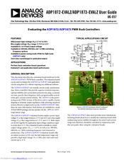 Analog Devices ADP1872-EVALZ User Manual