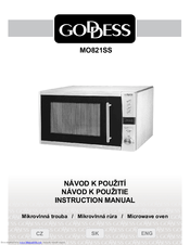 Goddess MO821SS Instruction Manual