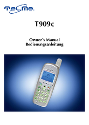 Telme t909c Owner's Manual