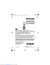 Panasonic KX-TGA750C Installation Manual