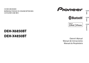 Pioneer DEH-X6850BT Owner's Manual